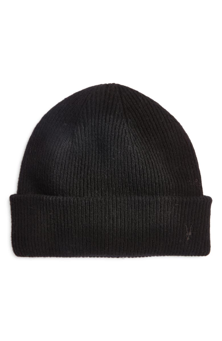 AllSaints Ramskull Wool Beanie, Main, color,