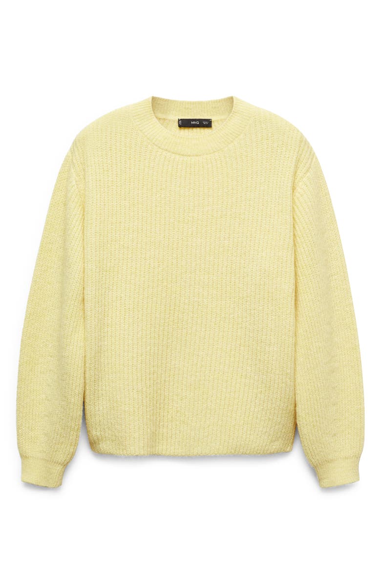 MANGO Puff Sleeve Sweater, Alternate, color, 