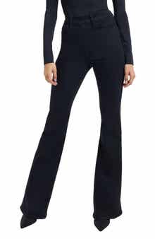 Pull-On Flare Jeans
