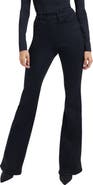 Good American Pull-On Flare Jeans