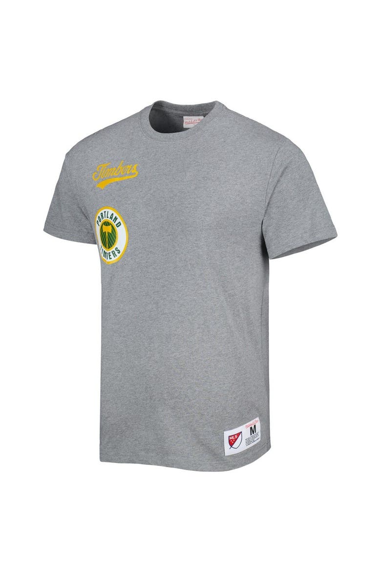 Men's Mitchell & Ness Gray Portland Timbers City Tee, Alternate, color, Gray