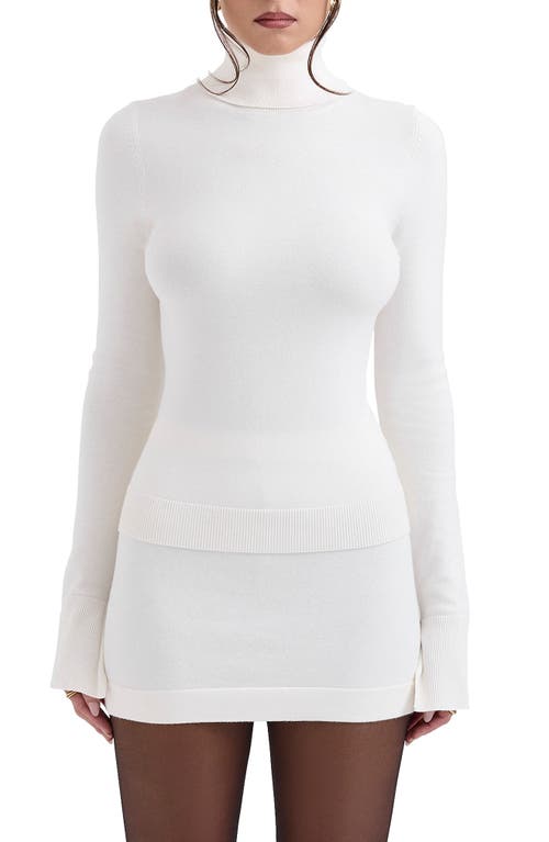 House Of Cb Hazel Cotton & Cashmere Blend Sweater In Ivory
