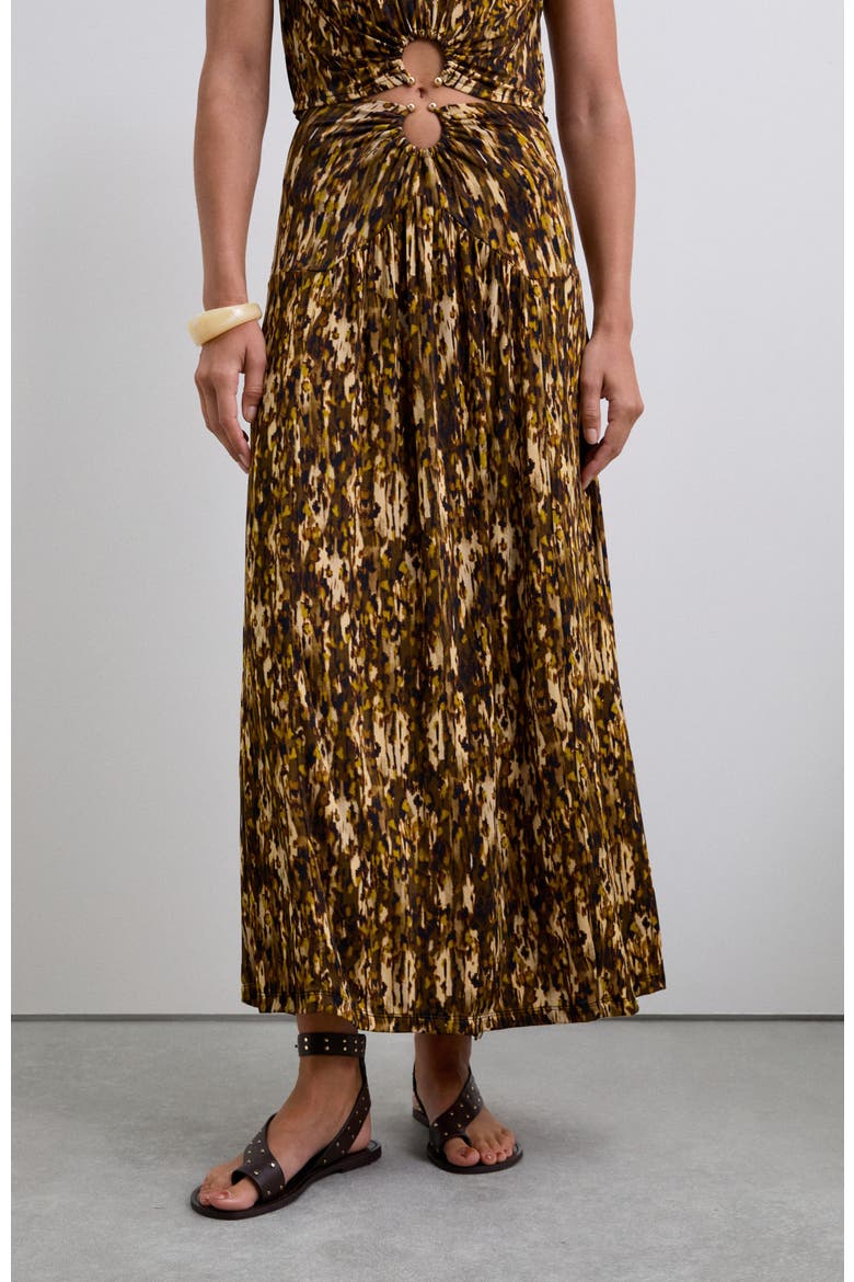 Fricafila Skirt, Main, color, Brownmustard