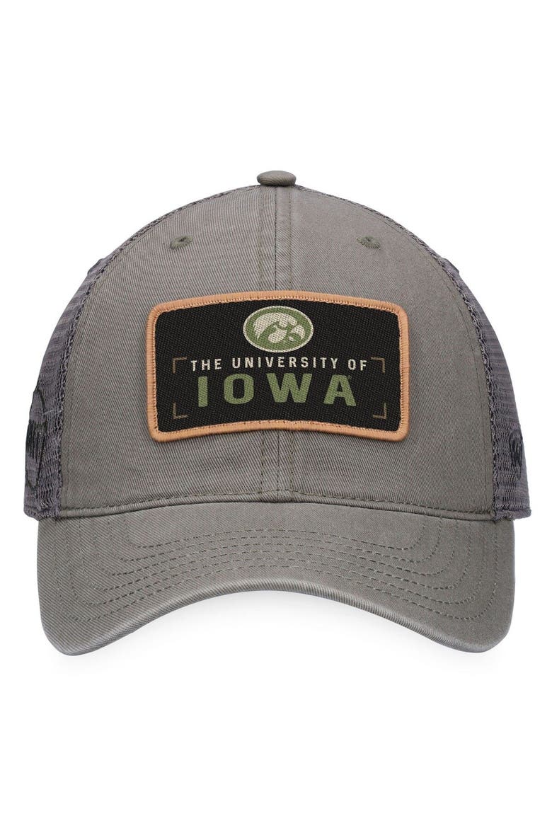 TOP OF THE WORLD Men's Top of the World Olive/Gray Iowa Hawkeyes OHT ...