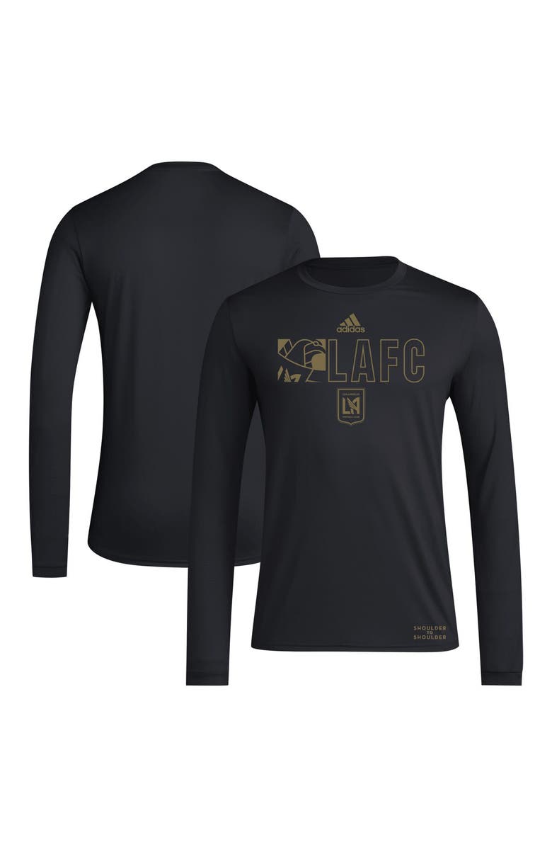 adidas Men's adidas Black LAFC 2024 Jersey Hook AEROREADY Long Sleeve T-Shirt, Main, color, Black