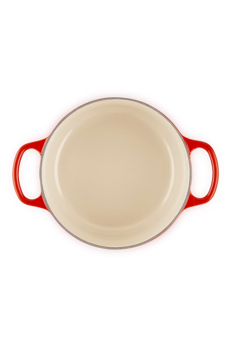 Signature Enameled Cast Iron Dutch Oven, Alternate, color, CERISE