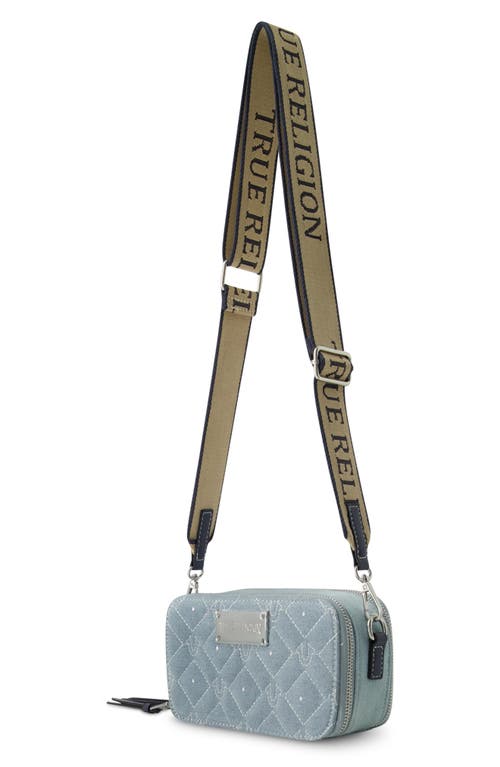 True Religion Studded Denim Camera Bag