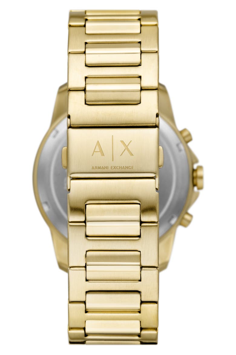 Chronograph Bracelet Watch, 44mm, Alternate, color, GOLD