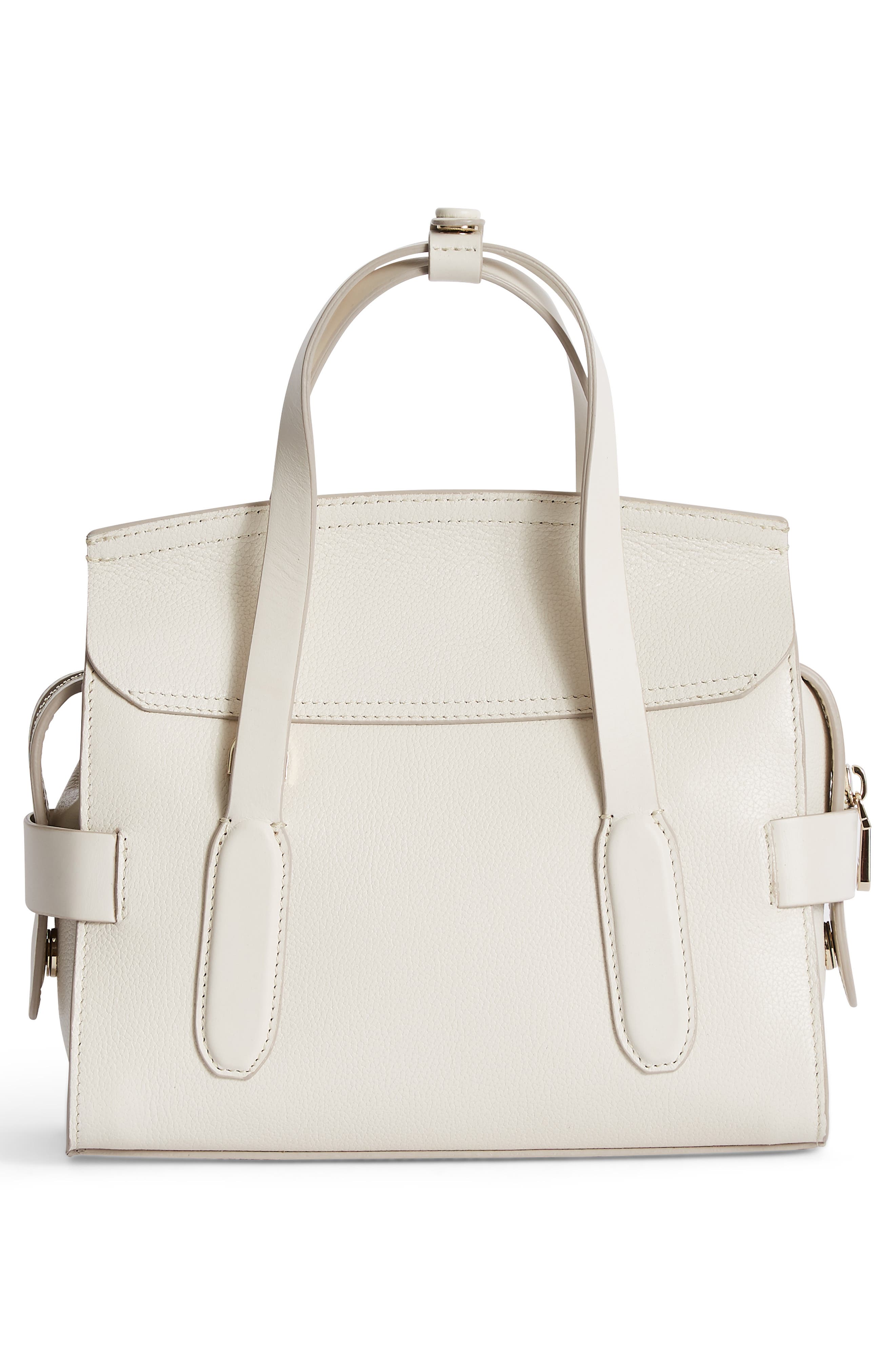 Sophie Leather Crossbody Bag, Alternate, color, OFF-WHITE