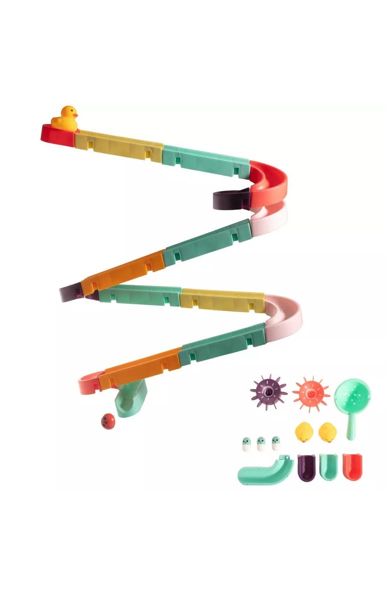 Sperric Interactive Durable Bathtub Slide and Sprayer Toy Set, Alternate, color,