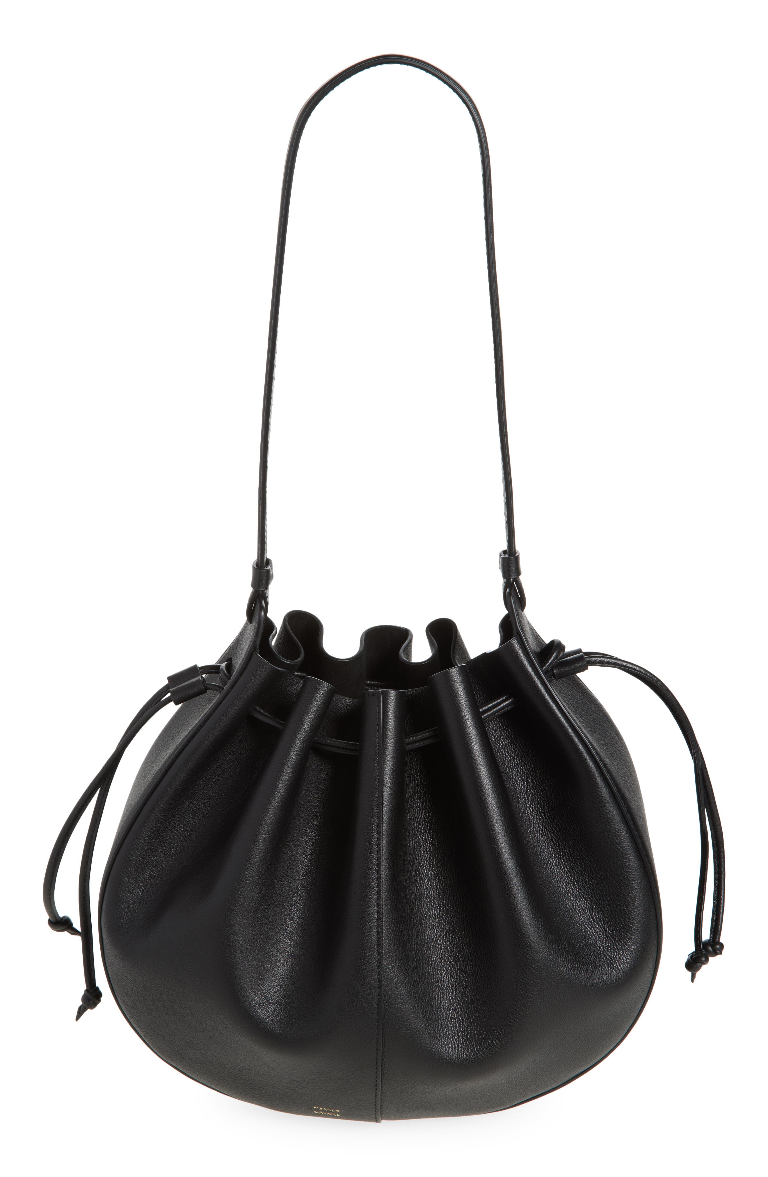 Mansur Gavriel Flores Leather Bucket Bag, Main, color, 