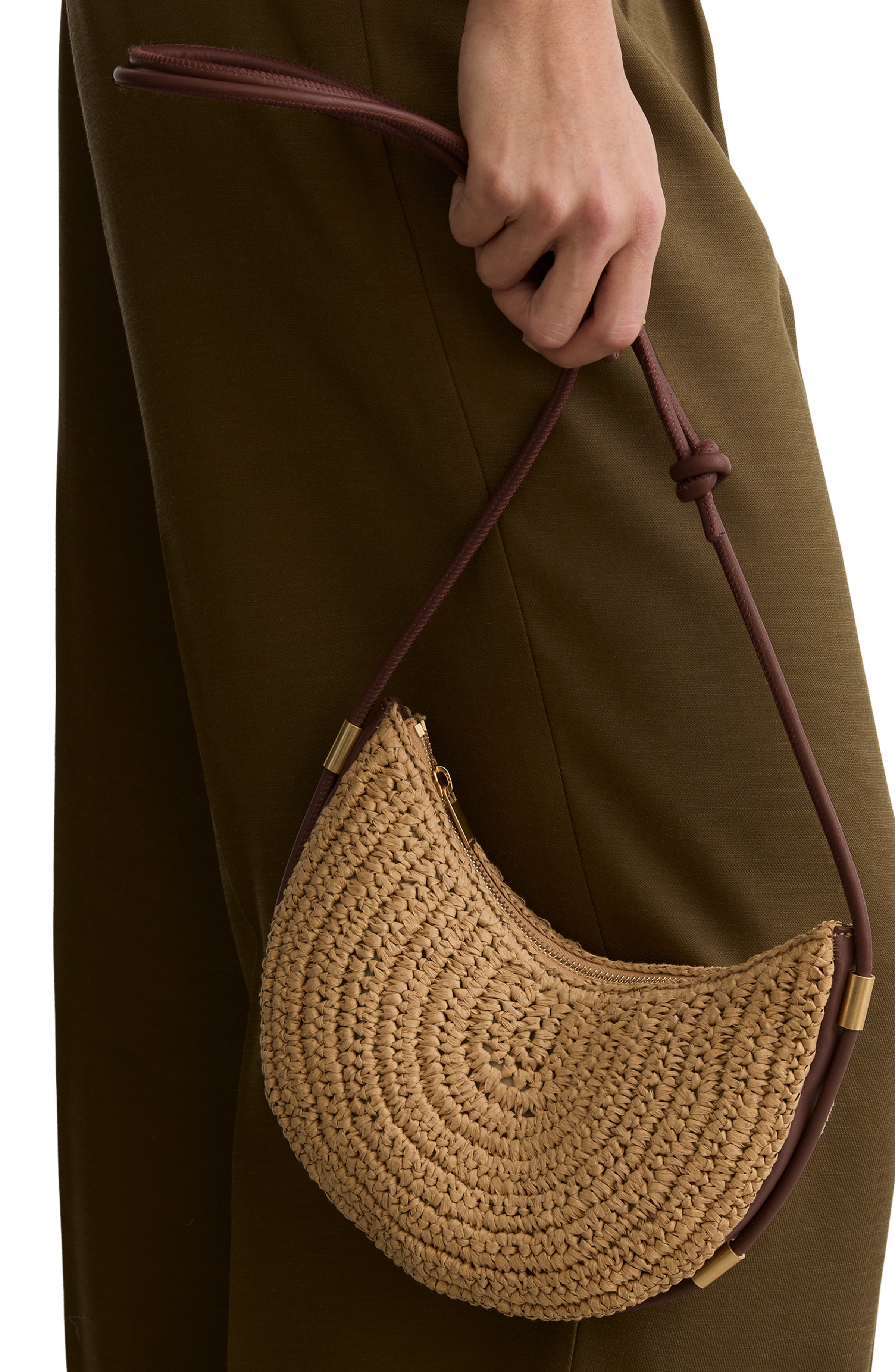 Reiss Harriet Woven Shoulder Bag, Alternate, color, 