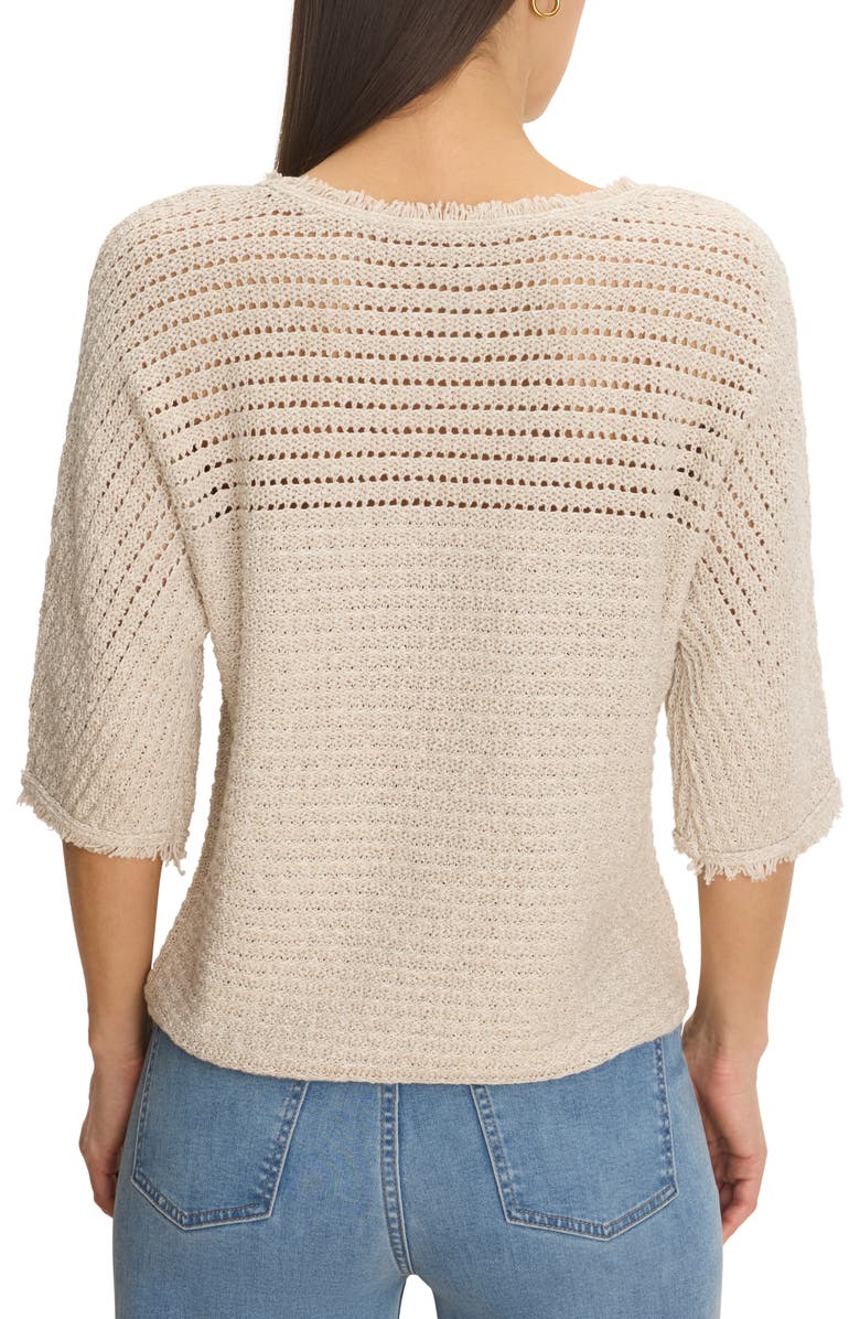 NIC+ZOE Tonal Texture Sweater, Alternate, color, Neutral Mix