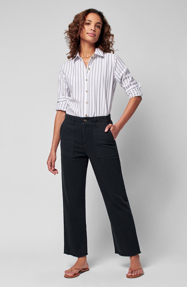 Faherty Straight Leg Organic Cotton Utility Pants, Alternate, color, 