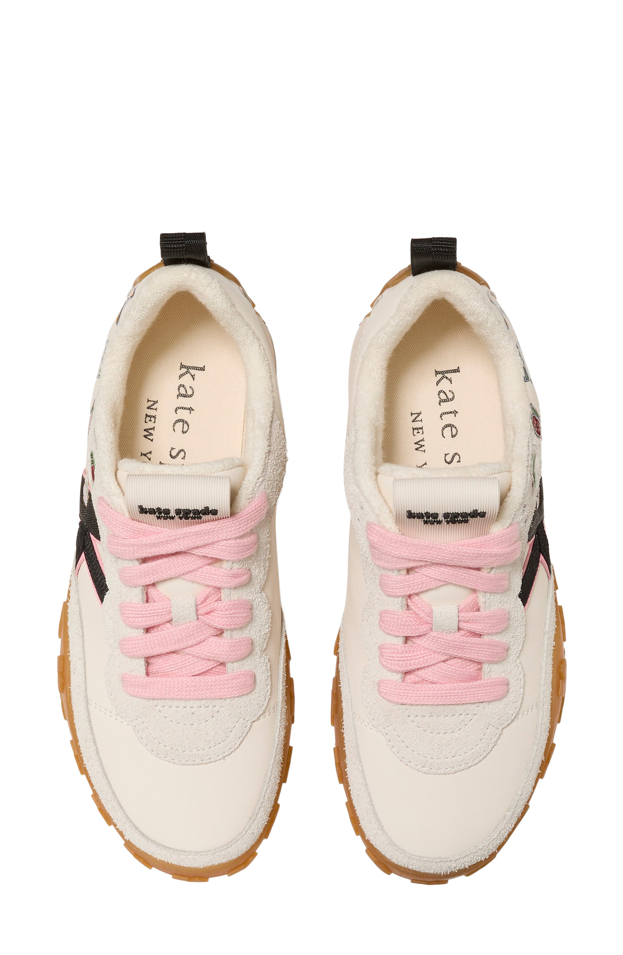 Kate Spade New York k sticker charm high top sneaker, Alternate, color, 
