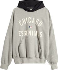 Fear of God Essentials MLB White Socks Sport Fit Cotton Graphic Hoodie