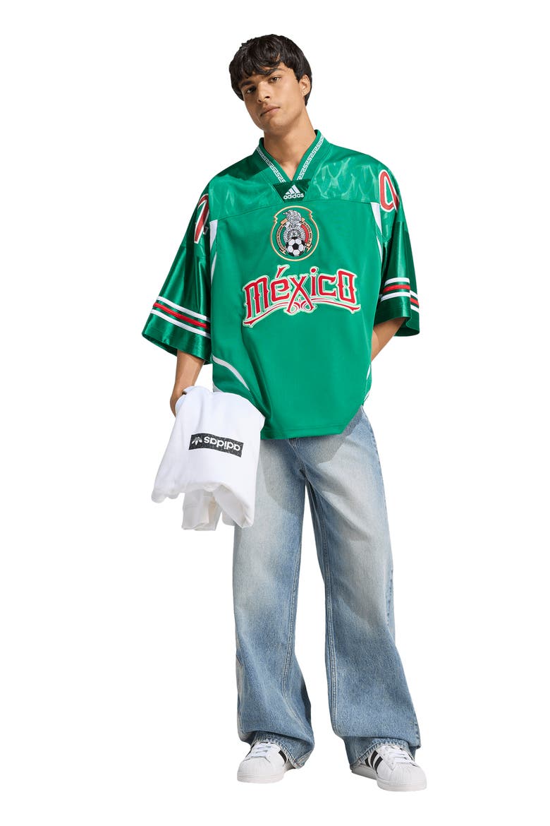 Mexico Oversize Jersey, Alternate, color, BOLD GREEN/WHITE/BETTER SCARLET