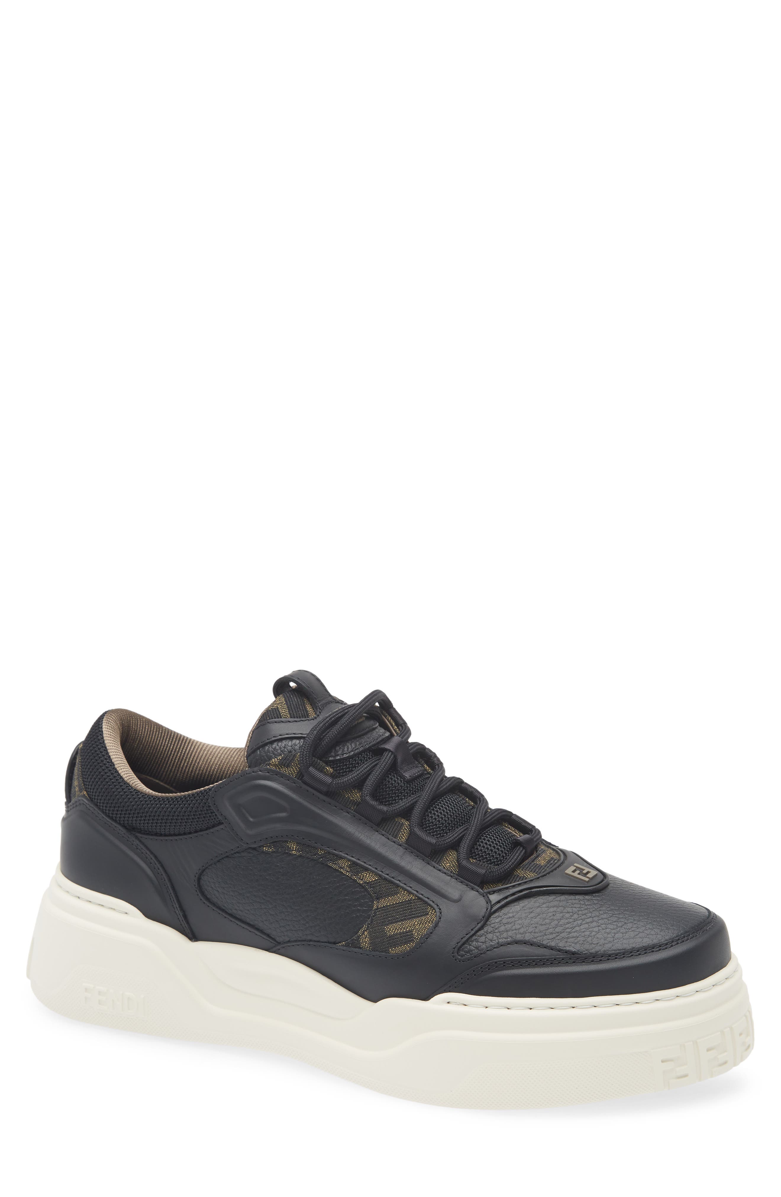 Fendi Force Sneaker, Main, color, F08m4-Nero Nero Nero