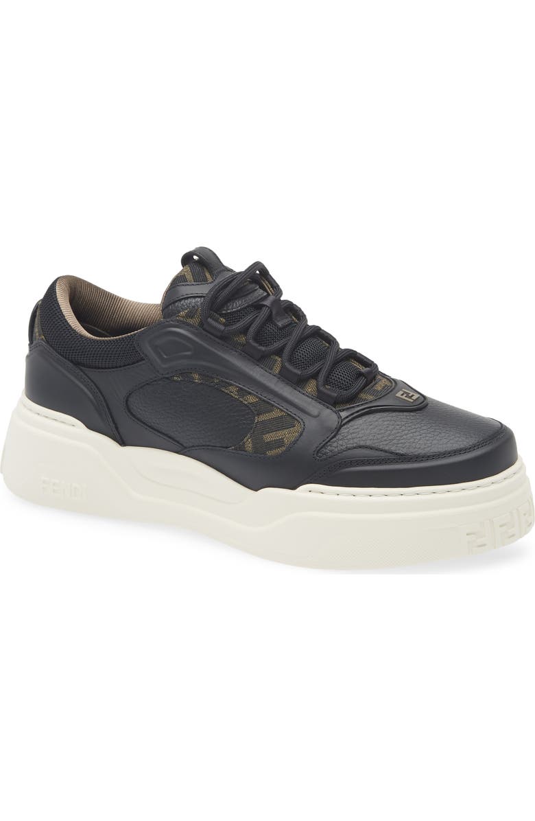 Fendi Force Sneaker, Main, color, F08m4-Nero Nero Nero