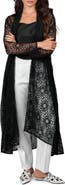 SAACHI Medallion Lace Duster
