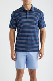 G/FORE Stripe Performance Golf Polo