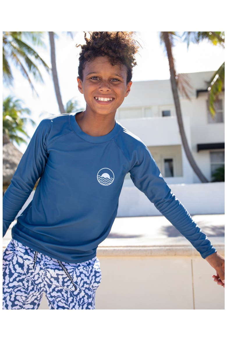 Kelp Swim Trunks, Alternate, color, NAVY