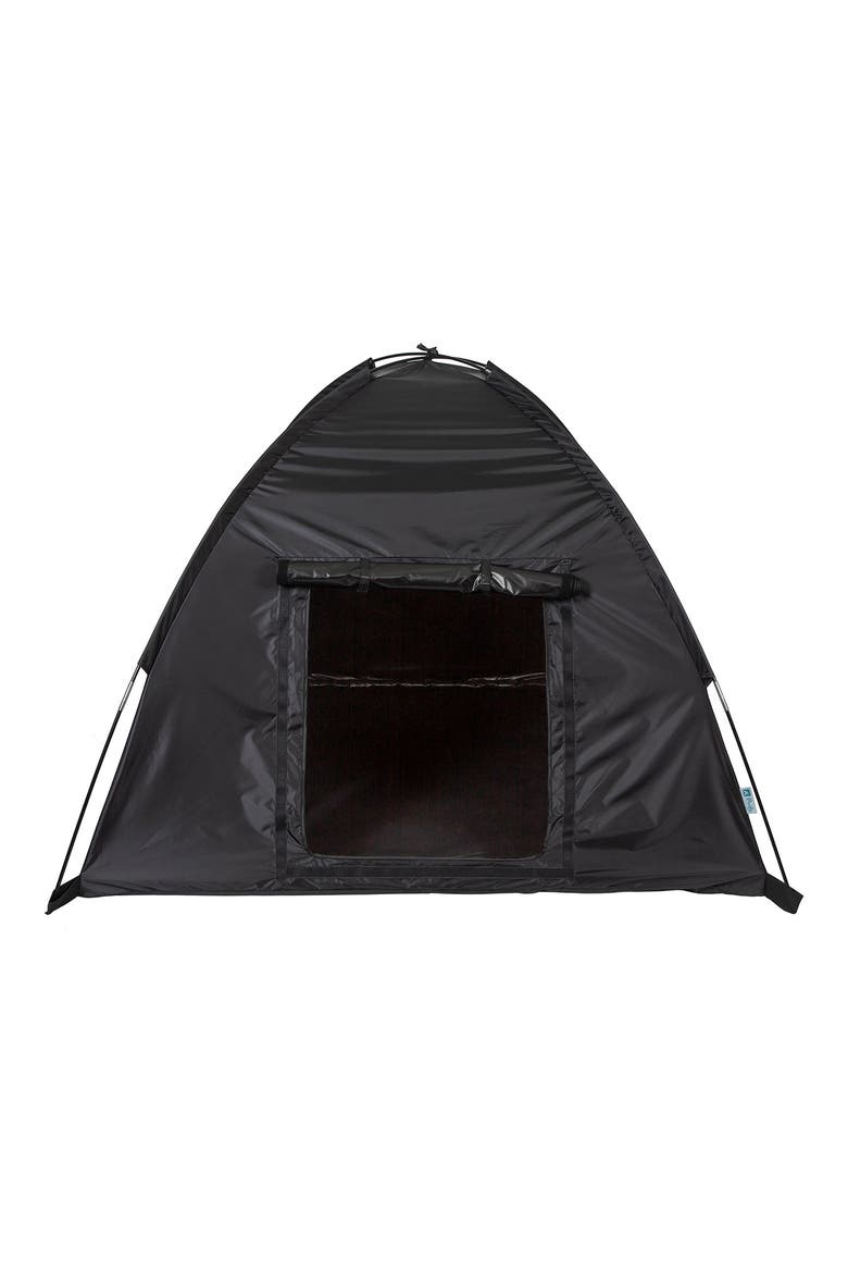 Sensory Blackout Play Tent, Alternate, color, BLACK