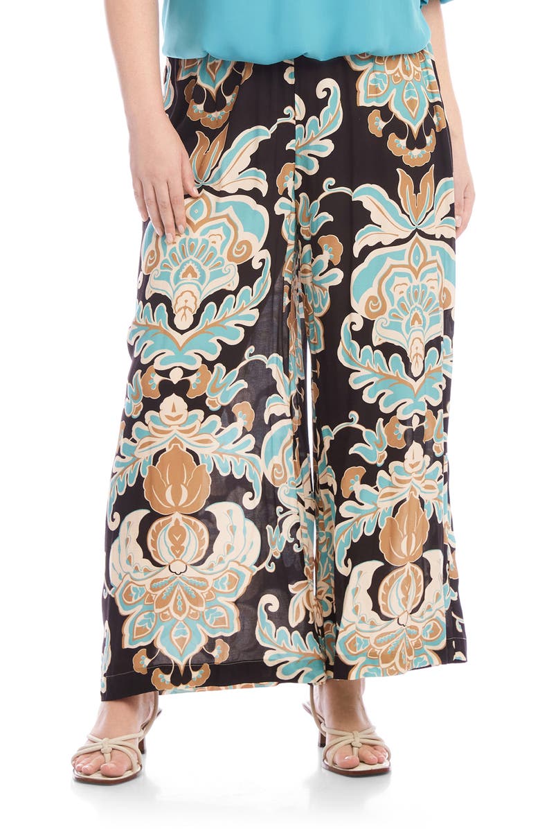 Karen Kane Floral Wide Leg Pants, Main, color,