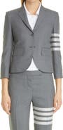 Thom Browne Stripe High Armhole Wool Sport Coat