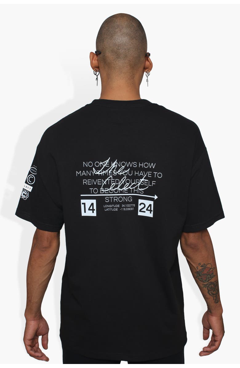 THE CELECT Hope Over Fear Tee, Alternate, color, Black