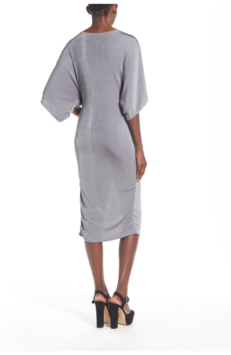 Missguided Kimono Midi Dress, Alternate, color,