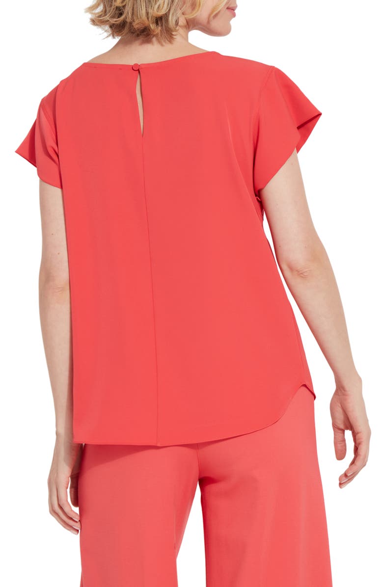 Lysse Melodie Boat Neck Woven Top, Alternate, color, Funkred