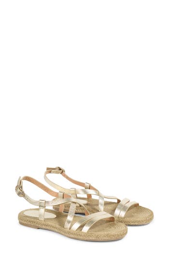 Lk Bennett Indie Espadrille Sandal In Gold