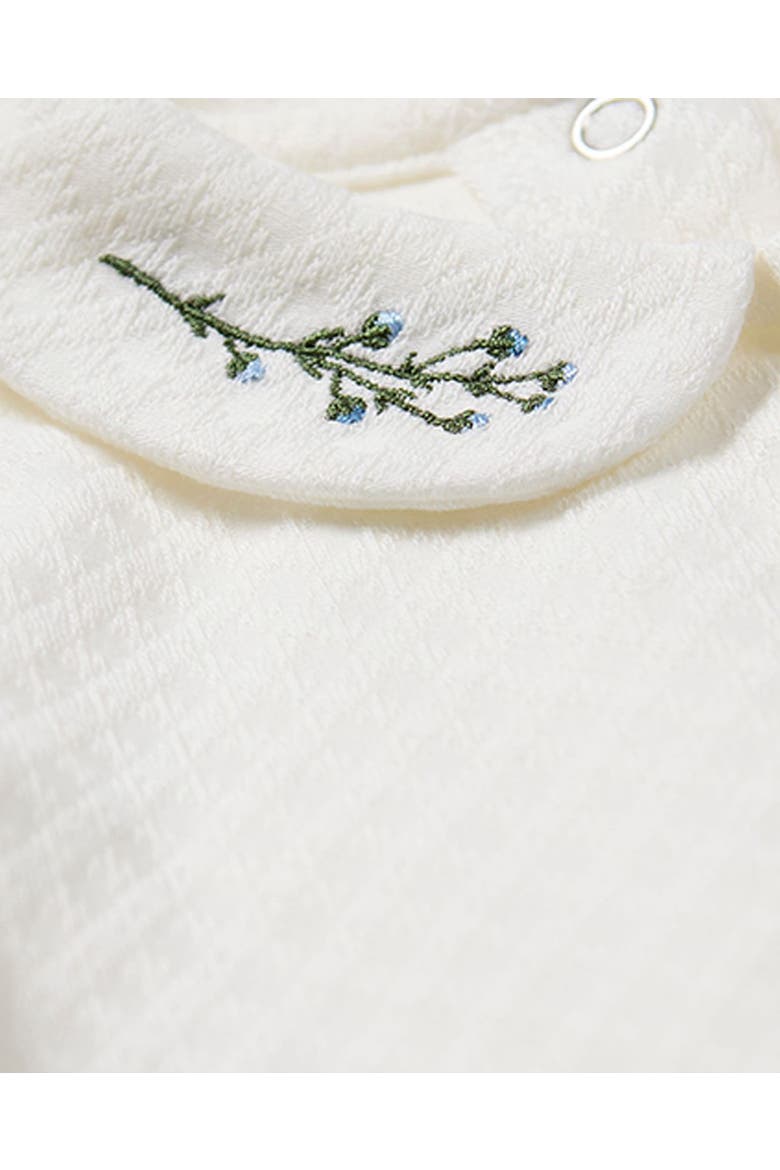 Baby  Blue Buds Sweetest Bloom Footie, Alternate, color, Blue