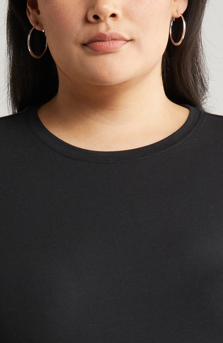 Nordstrom Crewneck T-Shirt, Alternate, color, Black