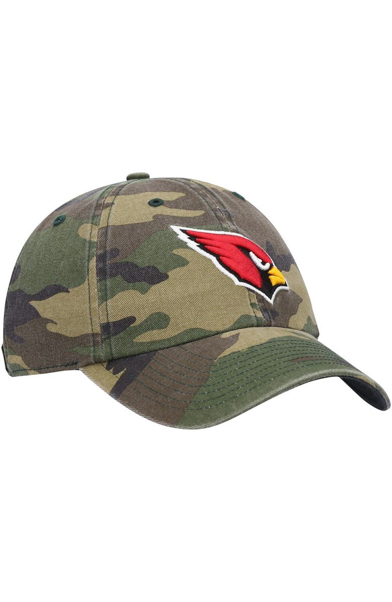 '47 Men's '47 Camo Arizona Cardinals Woodland Clean Up Adjustable Hat, Alternate, color, Camo