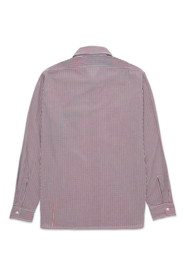 Work Cotton Check Shirt, Alternate, color, RED