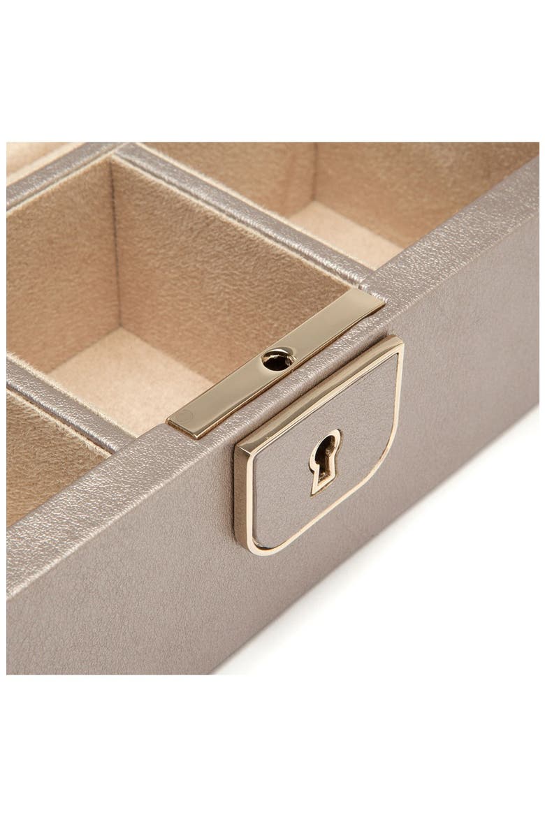 Palermo Medium Jewelry Box, Alternate, color, PEWTER