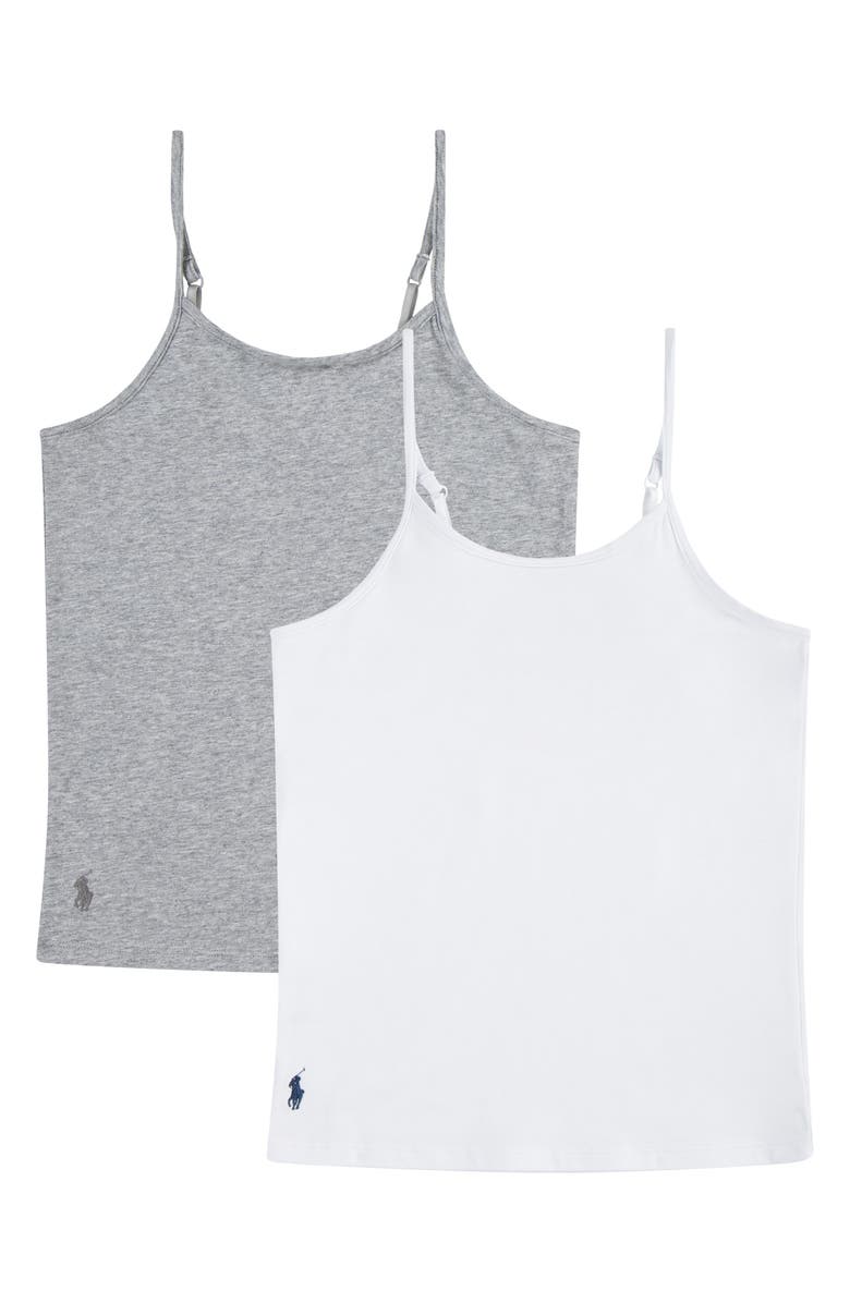 Ralph Lauren Kids' 2-Pack Camisoles, Main, color,