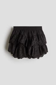 H&M Broderie Anglaise Cotton Skirt