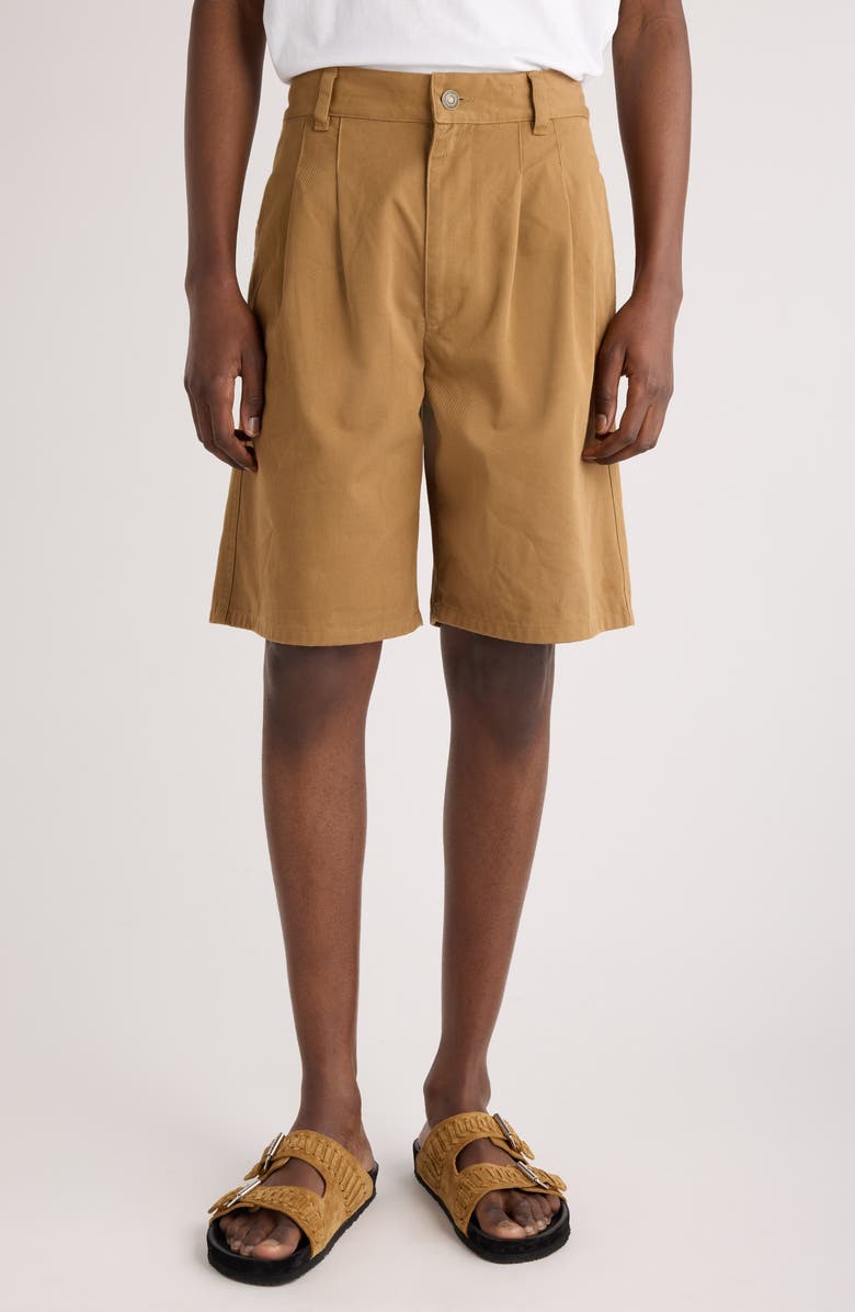 Isabel Marant Kostino Cotton Twill Bermuda Shorts, Main, color, 