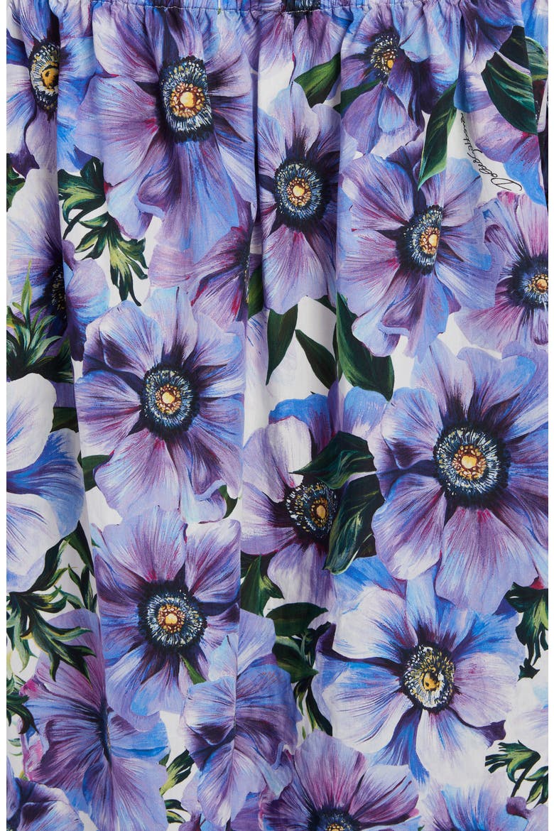 Floral Off the Shoulder Top, Alternate, color, HA1AO PURPLE
