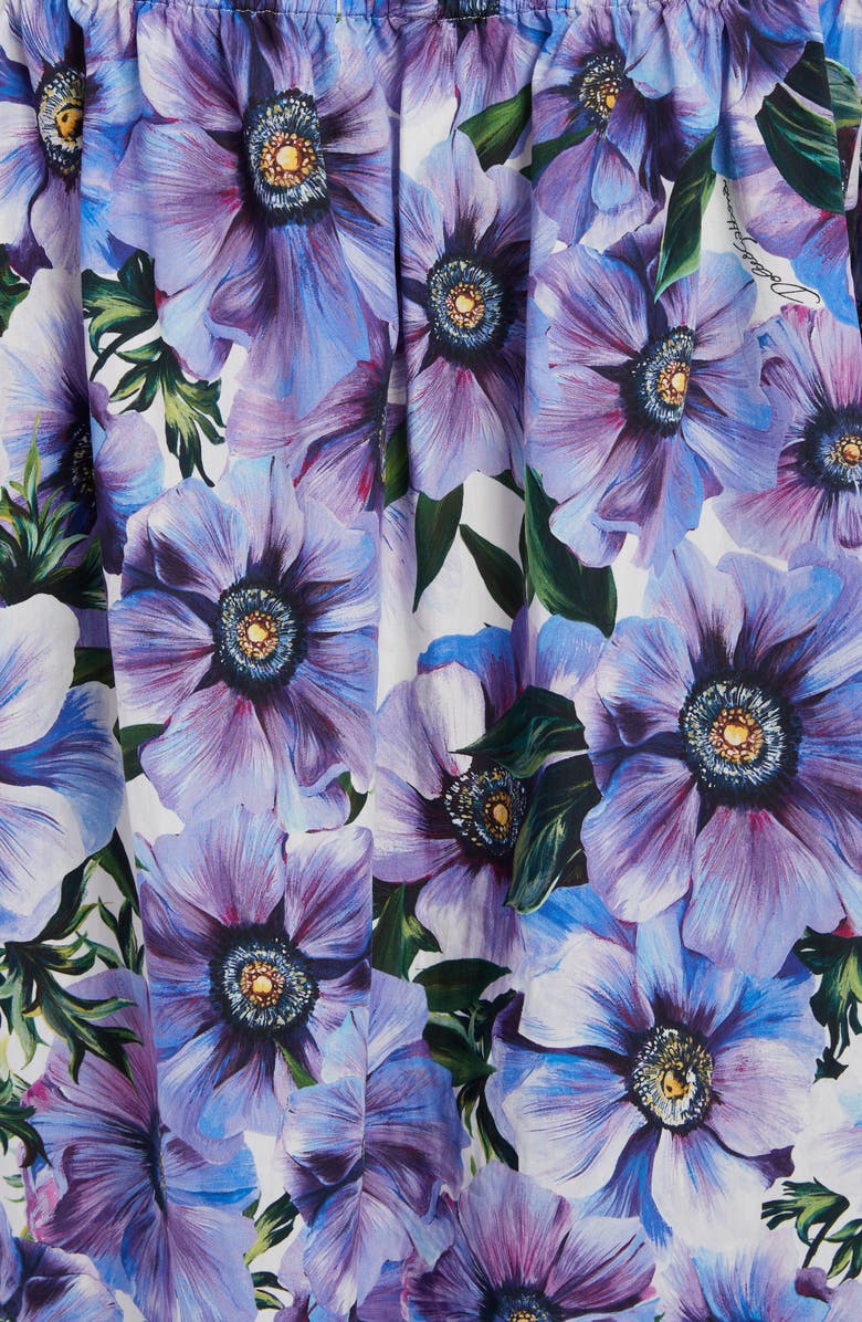 Dolce&Gabbana Floral Off the Shoulder Top, Alternate, color, 