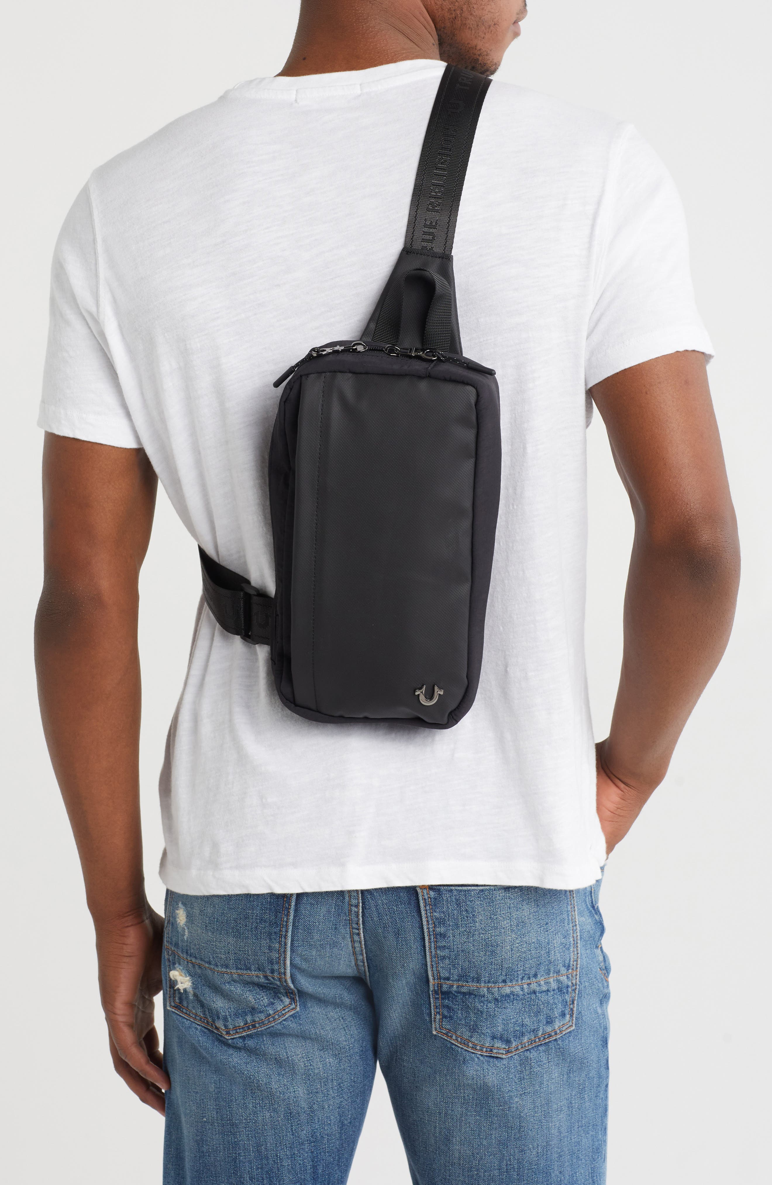 True Religion Porter Sling Bag, Alternate, color, 