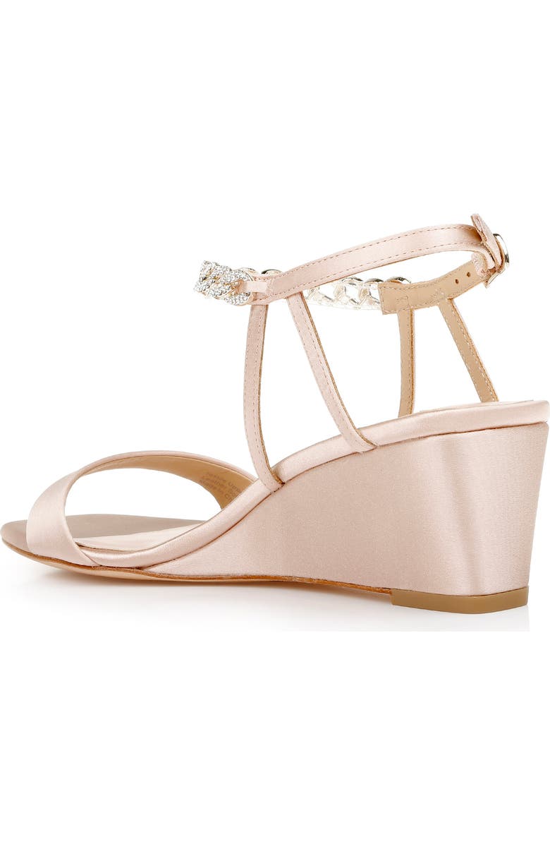 Badgley Mischka Collection Kaelyn Wedge Sandal, Alternate, color, Soft Blush