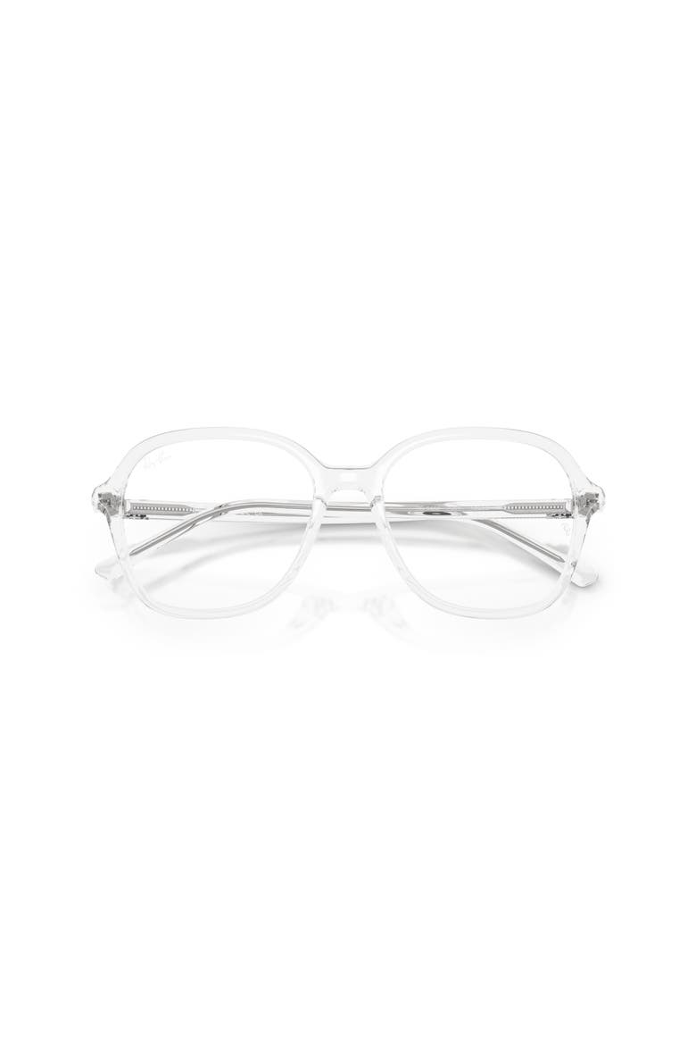 54mm Square optical glasses, Alternate, color, Transparent