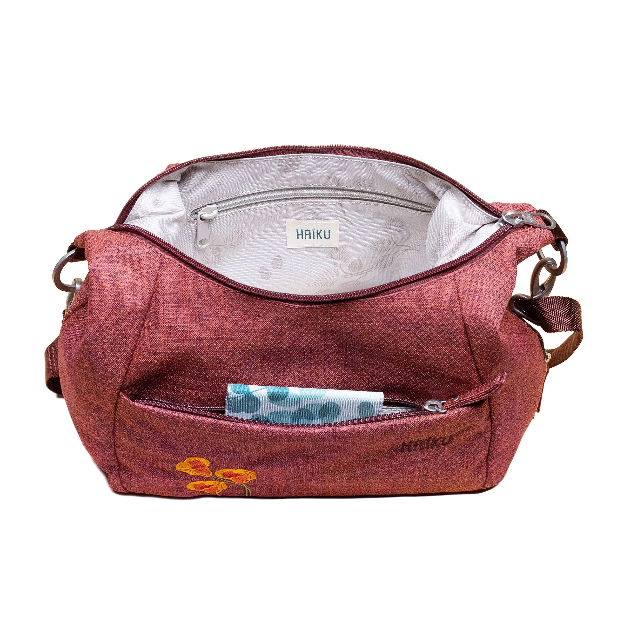 HAIKU Amble Hobo, Alternate, color, Poppy Berry