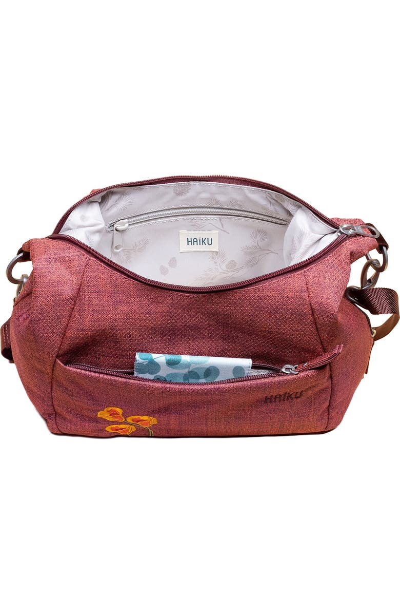 HAIKU Amble Hobo, Alternate, color, Poppy Berry