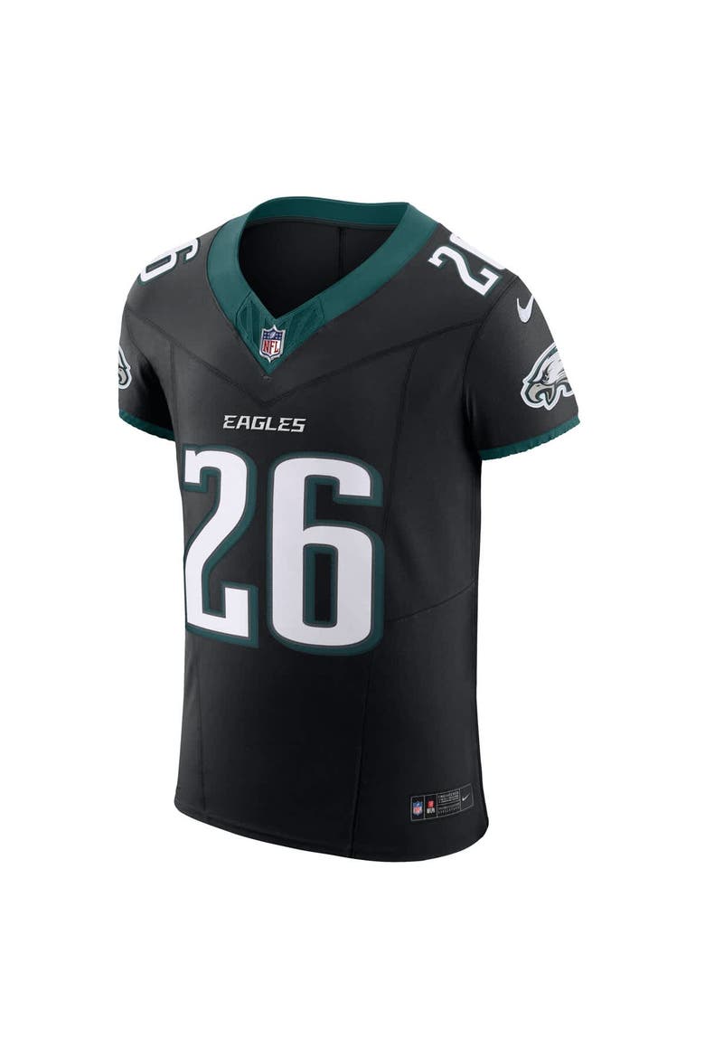 Men's Nike Saquon Barkley Black Philadelphia Eagles Alternate  Vapor F.U.S.E. Elite Jersey, Alternate, color, Black