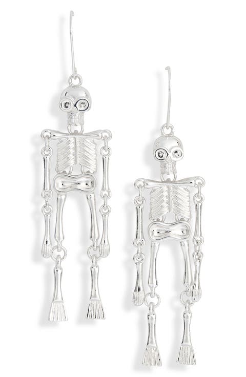 Halloween Skeleton Drop Earrings